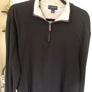Men’s Banana Republic Long Sleeve Quarter Zip Knit Sweatshirt
